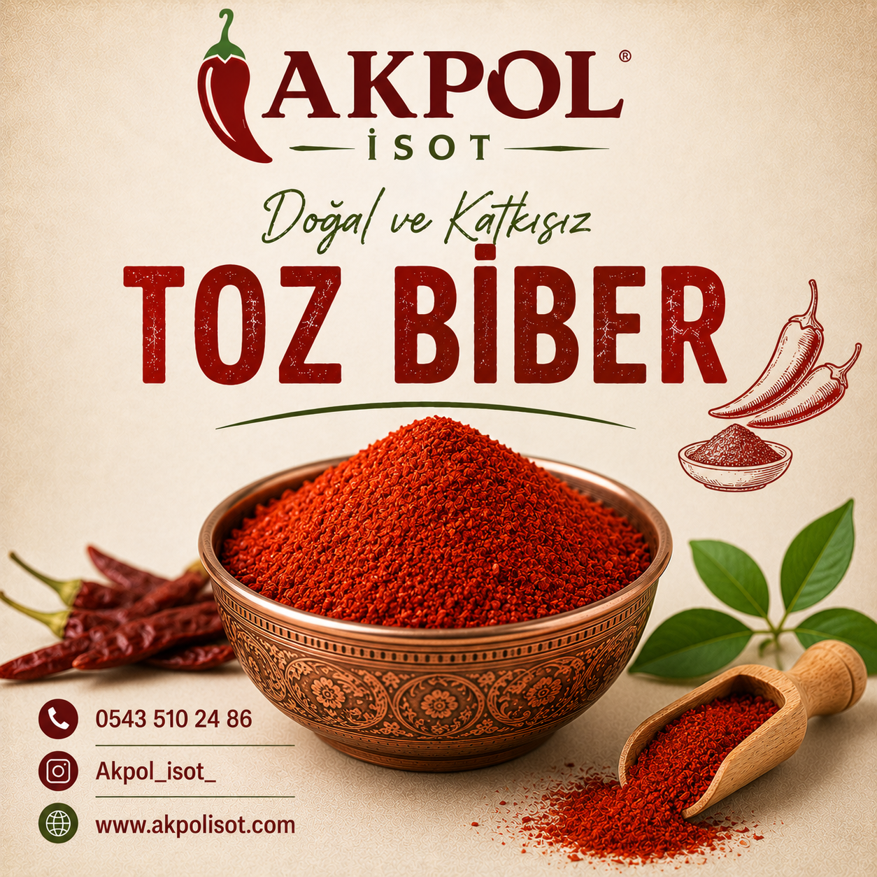 250 GR ACI TOZ BIBER