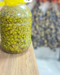 Çekırdeksiz yeşil zeytın