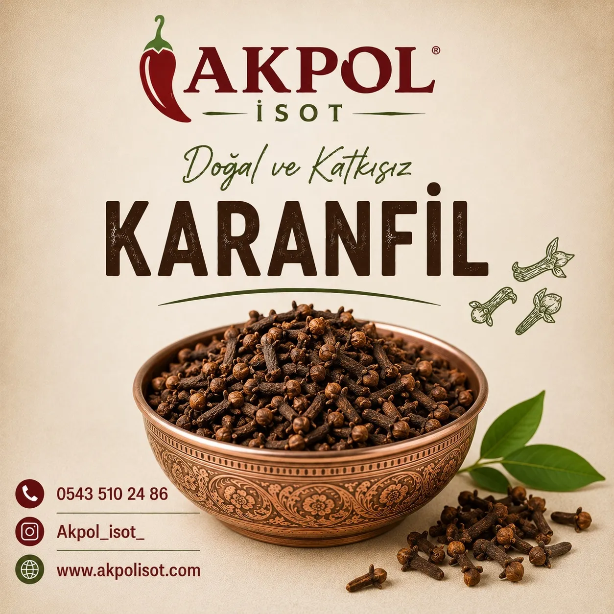 250 TANE KARANFİL 