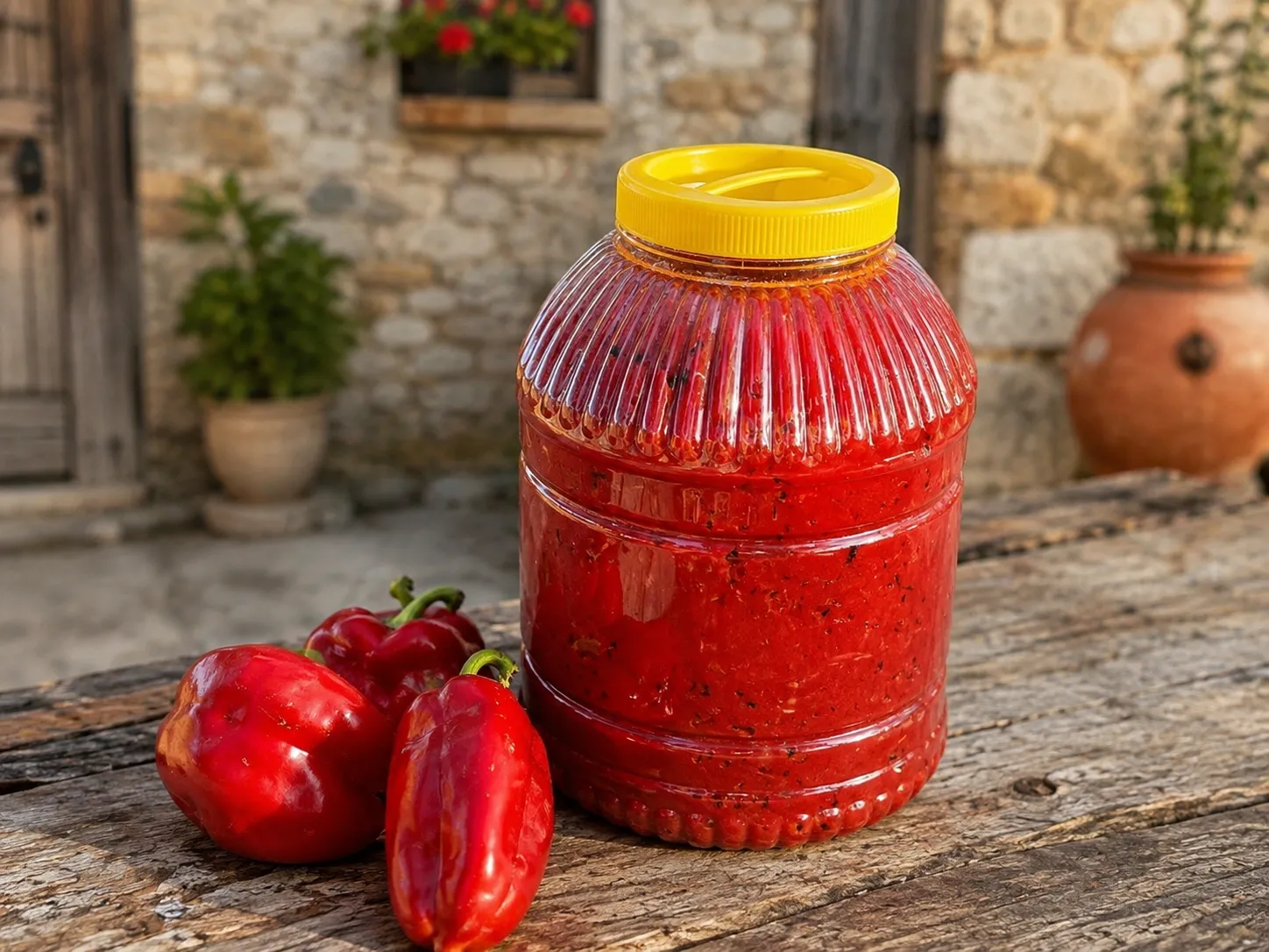 5 KG ACI BİBER SALÇASI