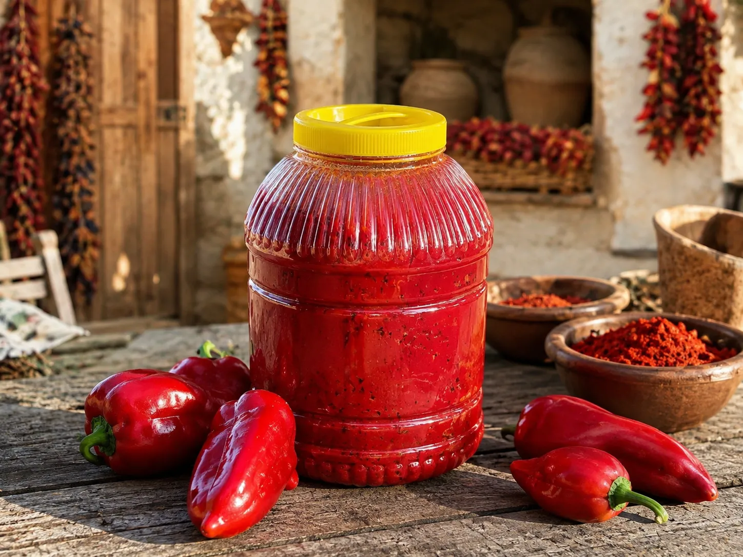 5 KG ACI BİBER SALÇASI