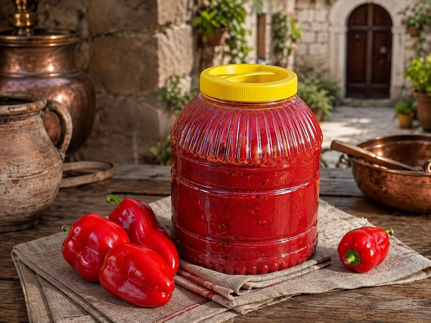 5 KG ACI BİBER SALÇASI