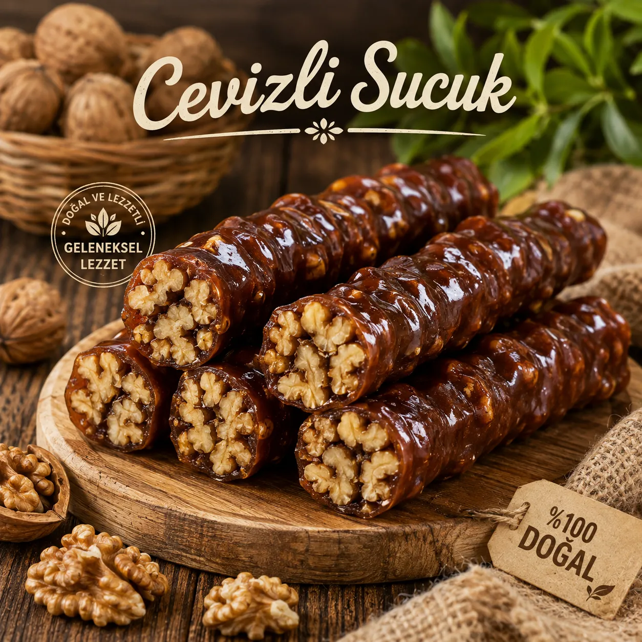 500 GR CEVİZLİ SUCUK 