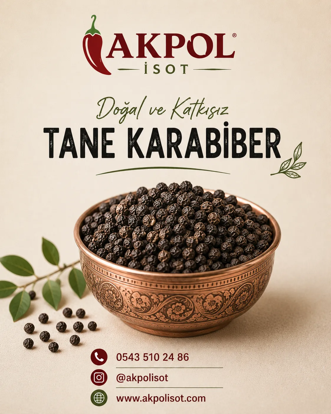 250 GR KARABİBER TANE 